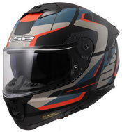 LS2 FF808 STREAM II-06 ROAD integral matt black/blue size 2.5 mm XXL - Motorbike Helmet