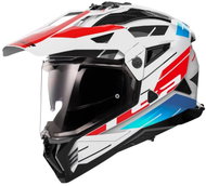 LS2MX702 PIONEER II-06 NAMIB adventure white/blue/red sized. XL - Motorbike Helmet