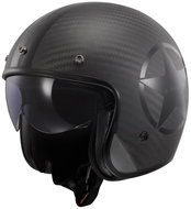 LS2 OF601 BOB II-06 CARBON STAR classic jet black size 2.5 mm XL - Motorbike Helmet