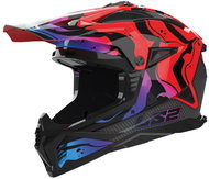 LS2MX708 FAST II-06 WASH off-road červená vel. XL - Motorbike Helmet