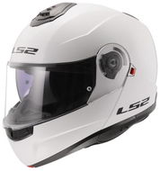 LS2 FF908 STROBE II-06 výklopná lesklá-bílá vel. M - Helma na motorku