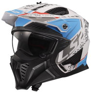 LS2 OF606 DRIFTER-06 DEVOR Multifunctional trial matt-white size 2.5 mm M - Motorbike Helmet