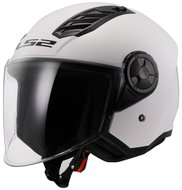 LS2 OF616 AIRFLOW II-06 skútr jet lesklá-bílá vel. 3XL - Motorbike Helmet