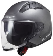 LS2 OF600 COPTER II-06 skútr jet matná-šedá-titan vel. S - Motorbike Helmet
