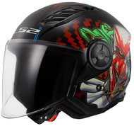 LS2 OF616 AIRFLOW II-06 HAPPY DREAMS scooter jet size. L - Motorbike Helmet