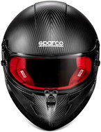 Sparco Kartingová karbonová helma STEALTH Carbon, s homologací FIA, černo-červená - Car Helmet