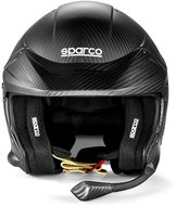 Sparco Karbonová helma FLUX RJ-i Carbon, s interkomem a homologací FIA, černá, ML - Car Helmet