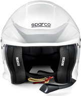 Sparco Helma FLUX RJ-i, s interkomem a homologací FIA, bílá, XL - Car Helmet