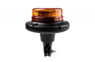 TT technology LED warning beacon, mounted on bracket, orange, 90° flexi, 20 W, 12-24V - Beacon