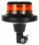 TT technology LED warning beacon, mounted on bracket, orange, 90° flexi, 22,5 W, 12-24V - Beacon