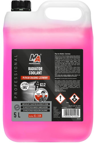 Moje Auto Antifreeze G12 růžová -35°C, 5l - Chladicí kapalina - Hlavní obrázek