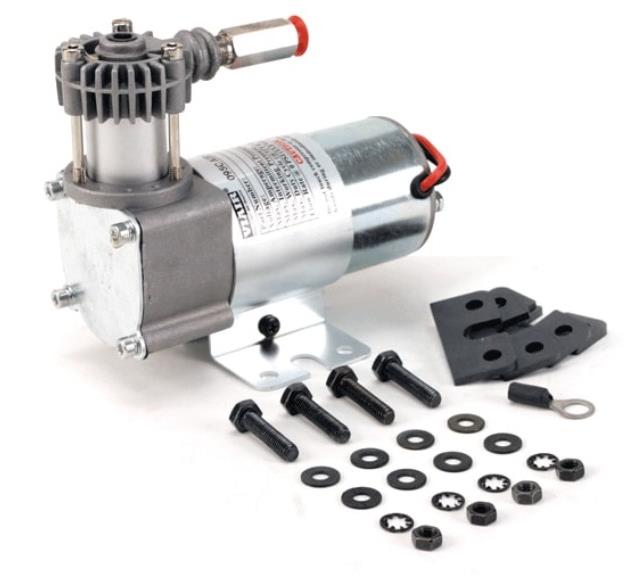 VIAIR 95C Chrom - légkompresszor, max. nyomás 8,2 bar (120 PSI), feszültség 24 V