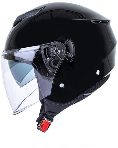 MAXX - OF 852 scooter helmet black lacquered with sun visor XXL - Scooter Helmet - Main image