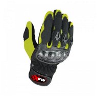 MAXX NF 4138 Rukavice letní - černozelené reflexní, velikost XS - Motorcycle Gloves