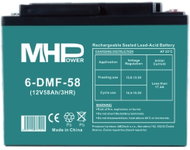 MHPower battery 6-DMF-58, 12 V/58 Ah, Terminal D3 - M6, Deep Cycle, 6-DMF-58 - Traction Battery