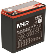 MHPower battery 6-DZF-24, 12 V/24 Ah, Terminál D2 - M5, Deep Cycle, 6-DZF-24 - Traction Battery