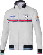 Sparco mikina na zip Martini Racing, barva šedá, velikost XS - Mikina