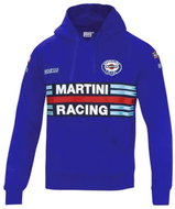 Sparco mikina s kapucí Martini Racing, barva modrá, velikost XXL - Mikina