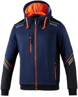 Sparco technická mikina Colorado, barva modro-oranžová, velikost XL - Mikina