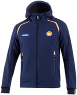 Sparco softshell jacket with hood Gulf, blue, L - Jacket