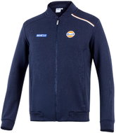 Sparco Gulf zipped hoodie, blue, XXL - Sweatshirt