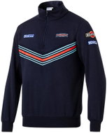Sparco half-zip sweatshirt, Martini Racing edition, blue, S - Sweatshirt
