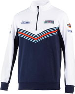 Sparco half-zip sweatshirt, Martini Racing edition, blue and white, XS - Sweatshirt