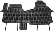 Rezaw-Plast rubber with raised edge, Opel Vivaro II, 2014-2019, 1st row, 3-seater - Car Mats