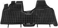 Rezaw-Plast rubber with raised edge, Peugeot Expert II, 2007-2016, front, with velour floor - Car Mats