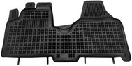 Rezaw-Plast rubber with raised edge, Citroen Jumpy II, 2007-2016 front, with velour floor - Car Mats