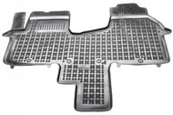 Rezaw-Plast rubber with raised edge, Opel Vivaro II, 2014-2019, 1st row, 2-seater - Car Mats