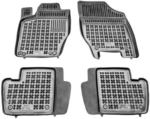 Rezaw-Plast rubber with raised edge, Peugeot 307, 2001-2008, with fire extinguisher underfoot spol. - Car Mats - Main image