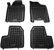 Rezaw-Plast rubber with raised edge, Peugeot 206, 1998-2012, with fire extinguisher underfoot spol. - Car Mats