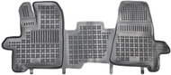 Rezaw-Plast rubber with raised edge, Ford Transit VIII, 2013-2018/2018-, 2 seats, automatic - Car Mats