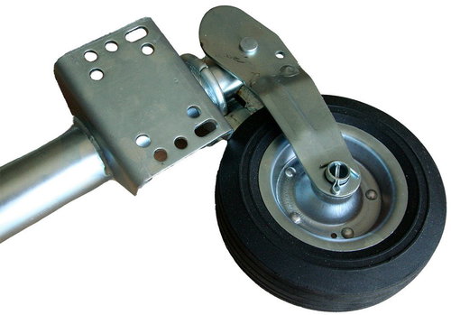 Multipa Support wheel 500 kg, 60 mm, automatically folding - Trailer Support Wheel - Main image