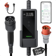 dé Přenosná nabíječka s 10 m kabelem, 11 kW, verze s aplikací - EV Charging Stations