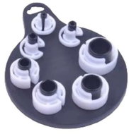 QUATROS Air conditioning and fuel system quick couplings QS13129 - Service Set