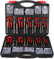 SIXTOL Thread Repair Mechanic Thread Set 261, M5 - M12, 1/4 UNC - 1/2 UNC, 261 pcs - Tool Set