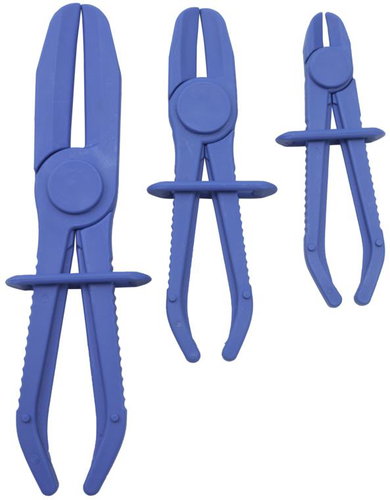Quatros QS14201 Hose Crimping Pliers, 3 pieces - Car Mechanic Tools - Main image