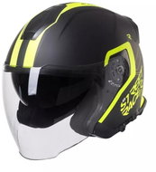Street Racer SR 01 black-fluo yellow, S - Motorbike Helmet