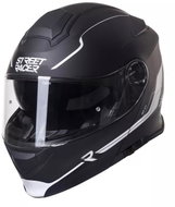 Street Racer SR V1 černo-bílá, M - Motorbike Helmet