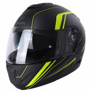 RSA Rival černo-šedo-fluo žlutá, XL - Motorbike Helmet