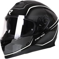 Street Racer Magna černo-bílá, L - Motorbike Helmet