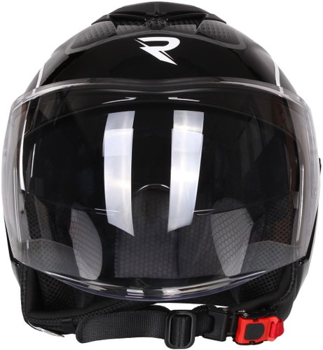 Street Racer Pilot černo-bílá, S - Motorbike Helmet - Main image