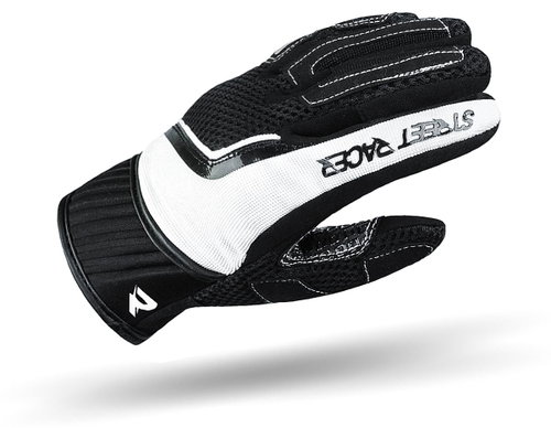 Street Racer Stunt black and white, XL - Motorcycle Gloves - Main image