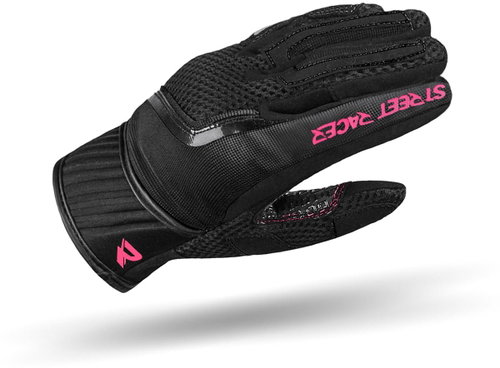 Street Racer Stunt black and pink, S - Motorcycle Gloves - Main image