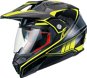 MAXX - FS 606 Enduro se sluneční clonou černo-zelená reflexní  - Motorbike Helmet