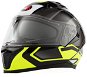 MAXX - FF 985 Extra velká 3XL integrální se sluneční clonou černo-zelený reflex - Motorbike Helmet