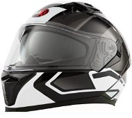 MAXX - FF 985 Extra velká 3XL integrální se sluneční clonou černo-stříbrná - Motorbike Helmet