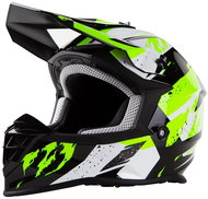 MAXX - MX 633 Cross black-green reflex XS - Motorbike Helmet